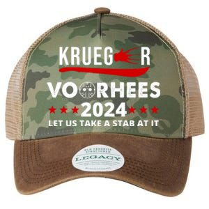 Krueger Voorhees 2024 Let Us Take A Stab At It Legacy Tie Dye Trucker Hat