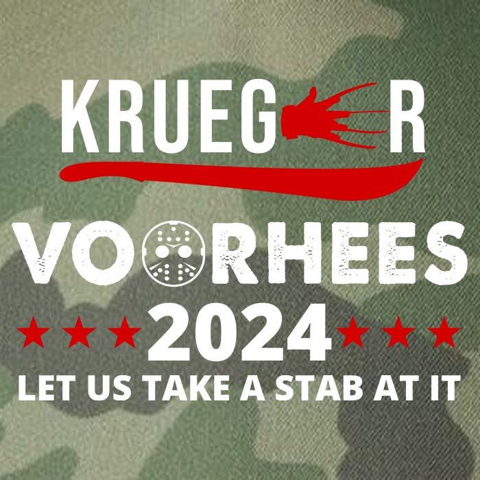 Krueger Voorhees 2024 Let Us Take A Stab At It Legacy Tie Dye Trucker Hat