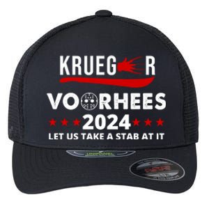 Krueger Voorhees 2024 Let Us Take A Stab At It Flexfit Unipanel Trucker Cap