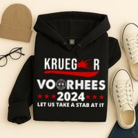 Krueger Voorhees 2024 Let Us Take A Stab At It Hoodie