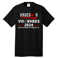 Krueger Voorhees 2024 Let Us Take A Stab At It Tall T-Shirt