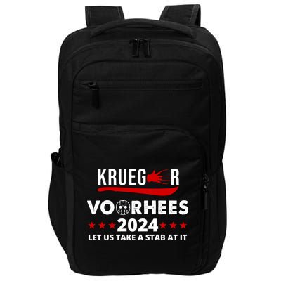 Krueger Voorhees 2024 Let Us Take A Stab At It Impact Tech Backpack