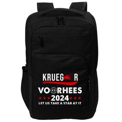 Krueger Voorhees 2024 Let Us Take A Stab At It Impact Tech Backpack