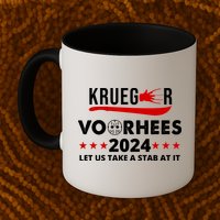 Krueger Voorhees 2024 Let Us Take A Stab At It Mug