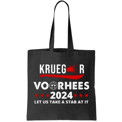 Krueger Voorhees 2024 Let Us Take A Stab At It Tote Bag