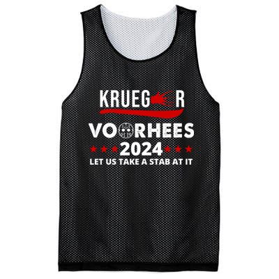 Krueger Voorhees 2024 Let Us Take A Stab At It Mesh Reversible Basketball Jersey Tank