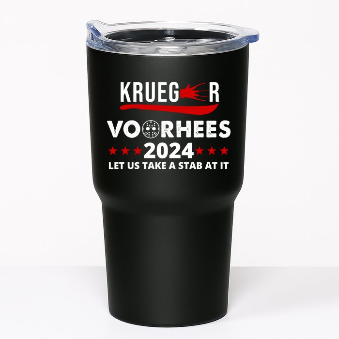 Krueger Voorhees 2024 Let Us Take A Stab At It Tumbler