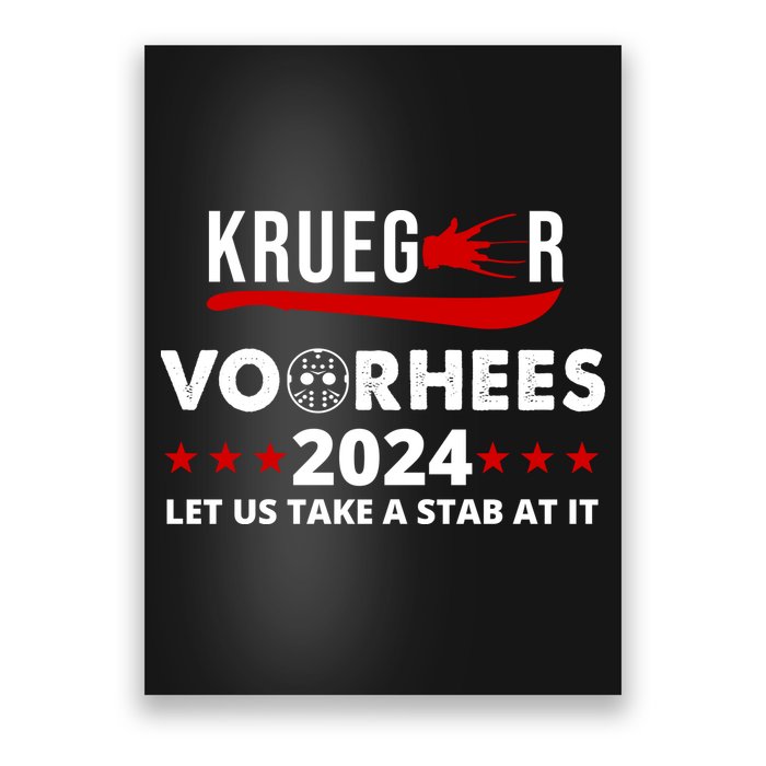 Krueger Voorhees 2024 Let Us Take A Stab At It Poster