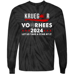 Krueger Voorhees 2024 Let Us Take A Stab At It Tie-Dye Long Sleeve Shirt