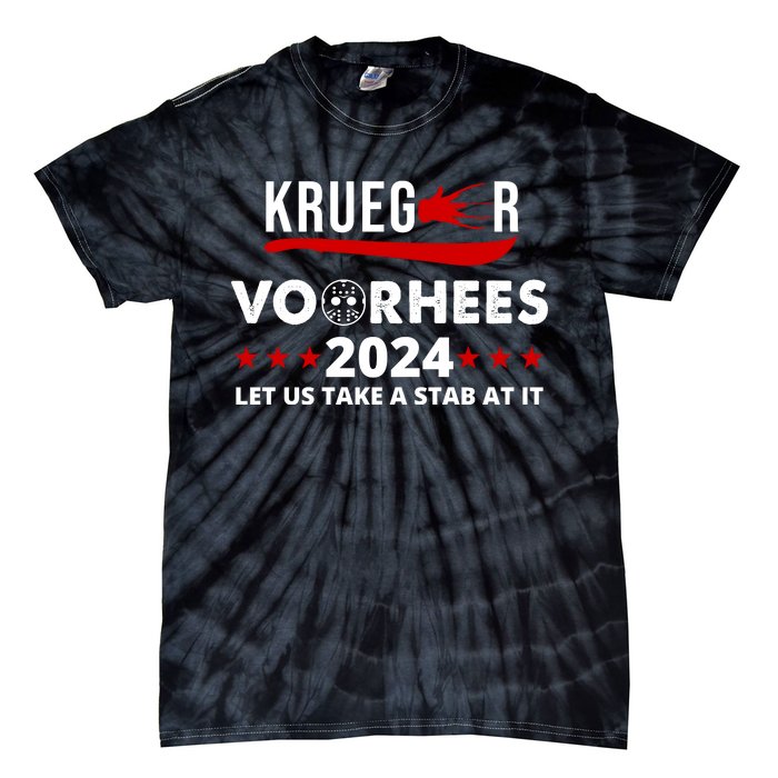 Krueger Voorhees 2024 Let Us Take A Stab At It Tie-Dye T-Shirt