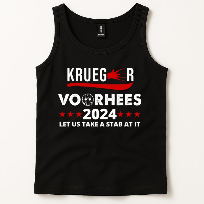 Krueger Voorhees 2024 Let Us Take A Stab At It Tank Top