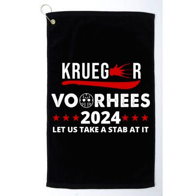 Krueger Voorhees 2024 Let Us Take A Stab At It Golf Towel