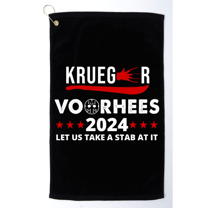 Krueger Voorhees 2024 Let Us Take A Stab At It Golf Towel