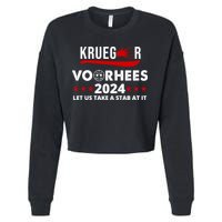 Krueger Voorhees 2024 Let Us Take A Stab At It Cropped Pullover Crew