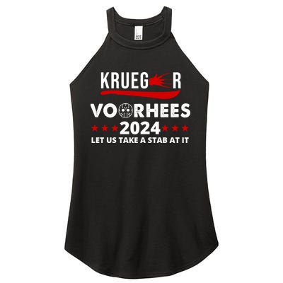 Krueger Voorhees 2024 Let Us Take A Stab At It Women's Perfect Tri Rocker Tank