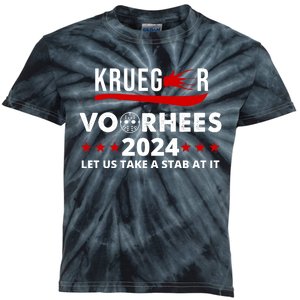 Krueger Voorhees 2024 Let Us Take A Stab At It Kids Tie-Dye T-Shirt