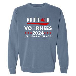 Krueger Voorhees 2024 Let Us Take A Stab At It Garment-Dyed Sweatshirt