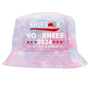 Krueger Voorhees 2024 Let Us Take A Stab At It Tie-Dyed Bucket Hat