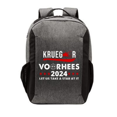 Krueger Voorhees 2024 Let Us Take A Stab At It Vector Backpack