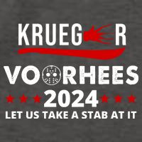 Krueger Voorhees 2024 Let Us Take A Stab At It Vector Backpack