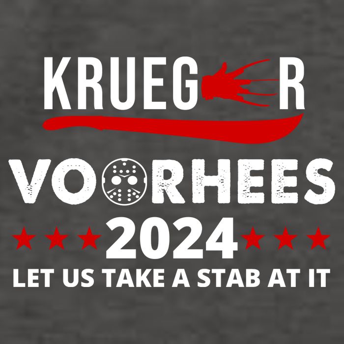 Krueger Voorhees 2024 Let Us Take A Stab At It Vector Backpack