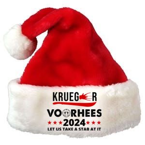 Krueger Voorhees 2024 Let Us Take A Stab At It Premium Christmas Santa Hat