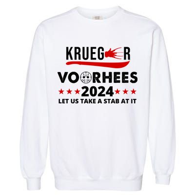 Krueger Voorhees 2024 Let Us Take A Stab At It Garment-Dyed Sweatshirt