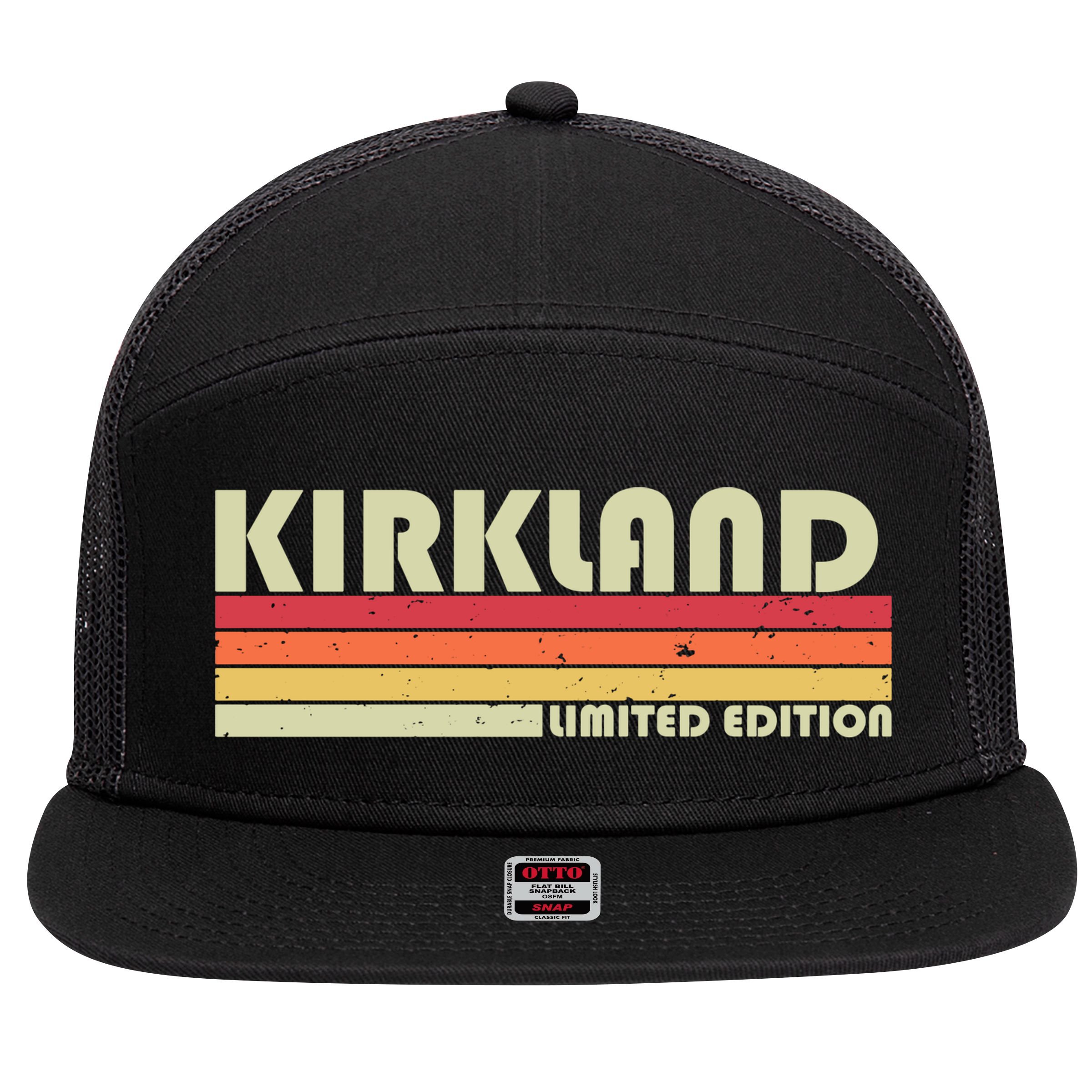 Kirkland Vintage 80 Birthday 7 Panel Mesh Trucker Snapback Hat