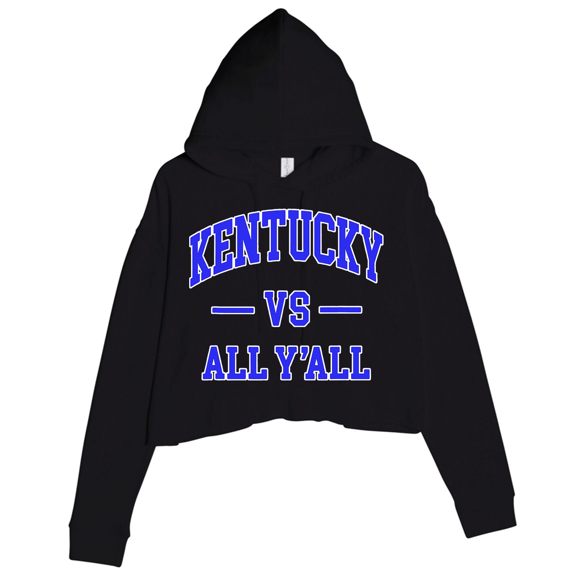 Kentucky Vs All Yall Throwback Crop Fleece Hoodie