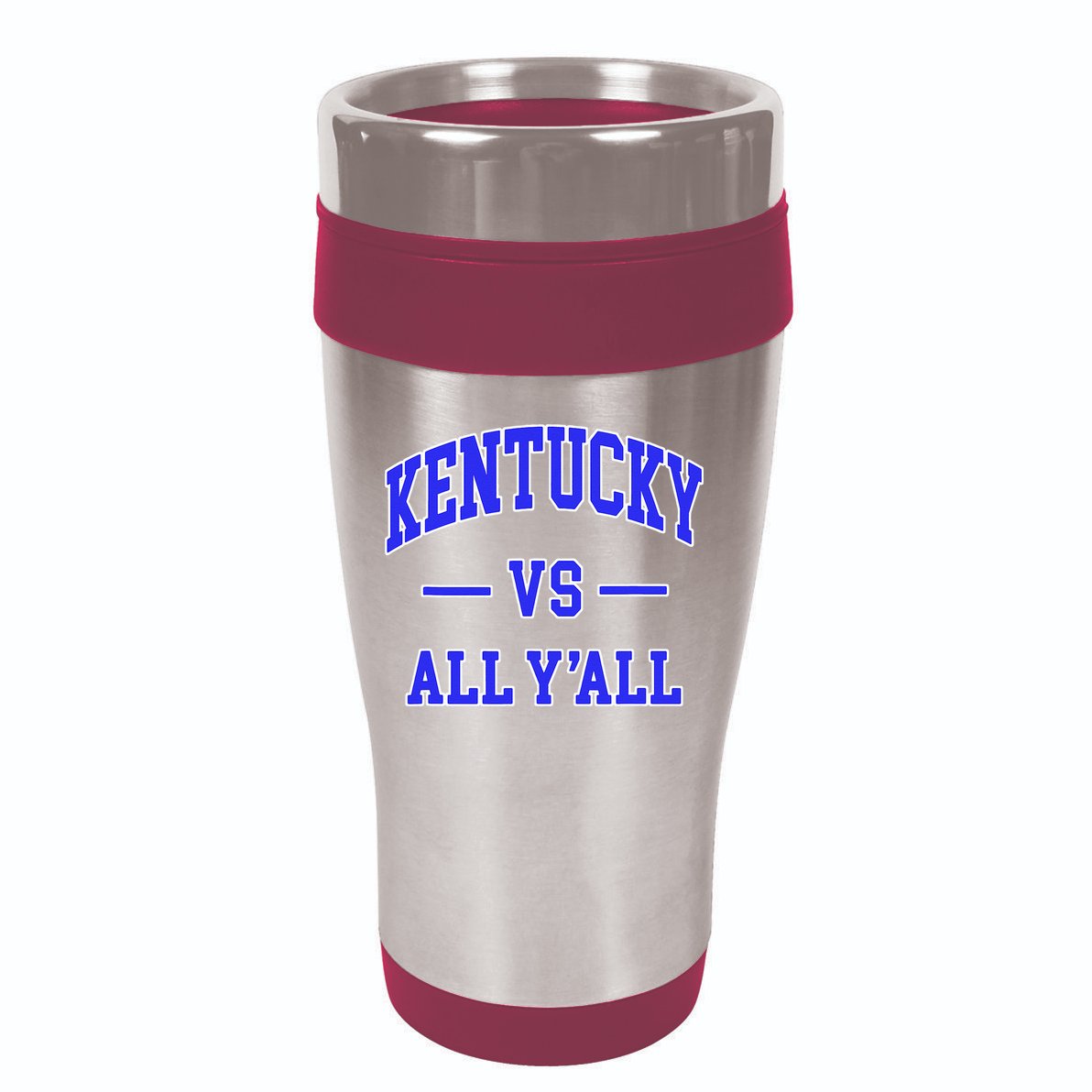 Kentucky Vs All Yall Throwback 16oz Travel Tumbler