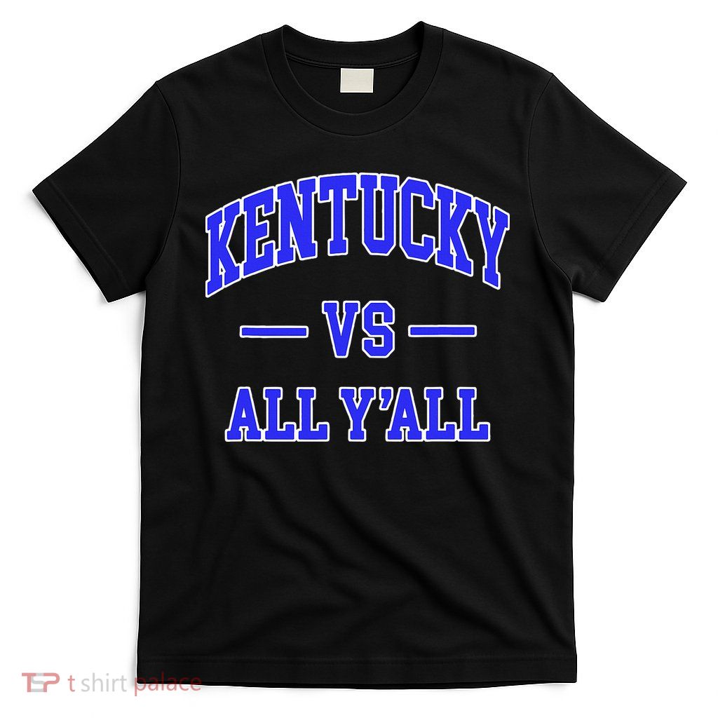 Kentucky vs All Y'all Throwback Design football T-Shirt