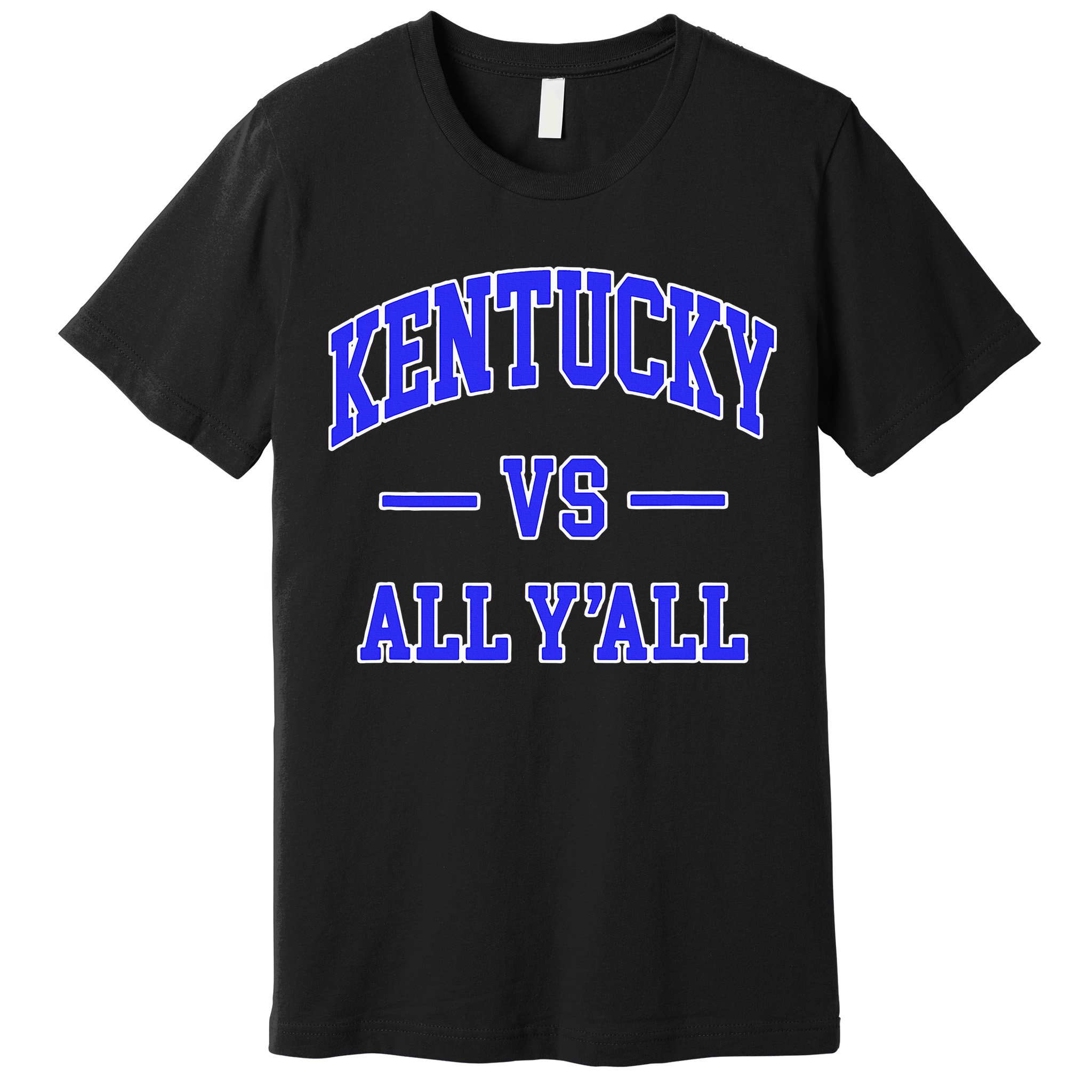 Kentucky vs All Y'all Throwback Design football Premium T-Shirt
