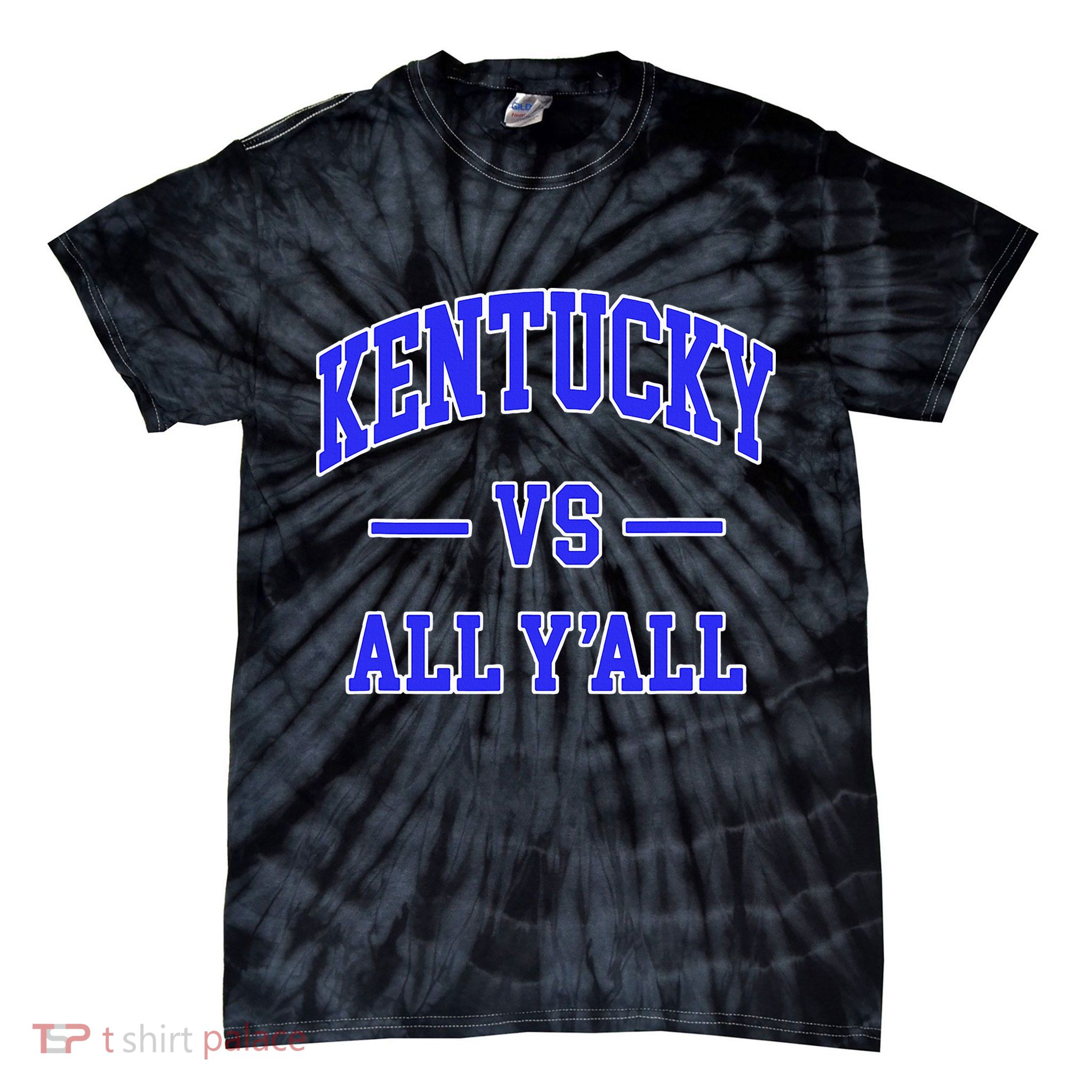 Kentucky vs All Y'all Throwback Design football Tie-Dye T-Shirt