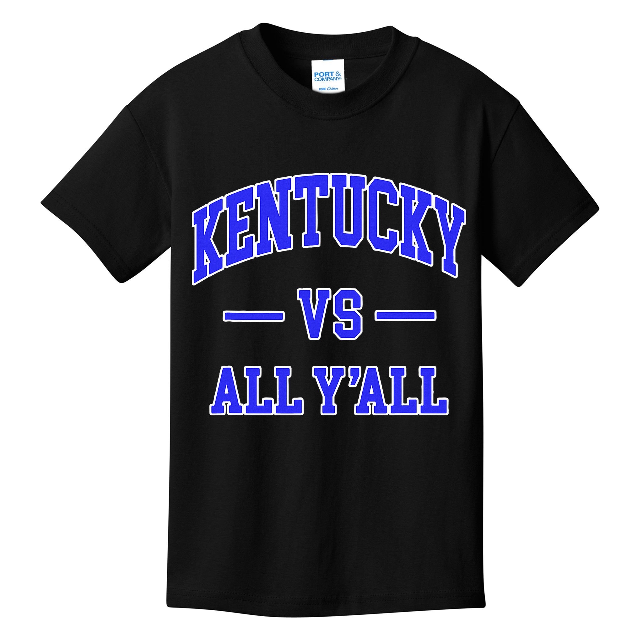Kentucky vs All Y'all Throwback Design football Kids T-Shirt