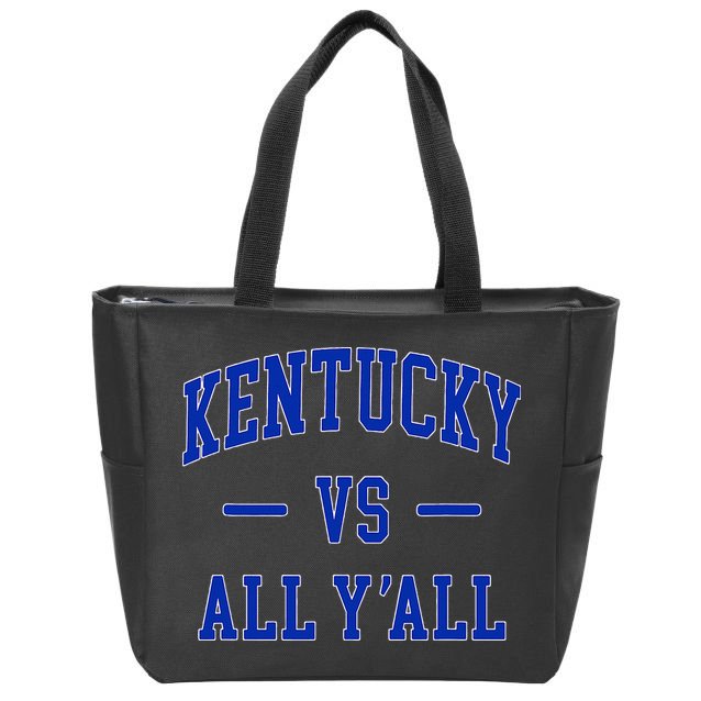 Kentucky Vs All YAll Kentucky Zip Tote Bag