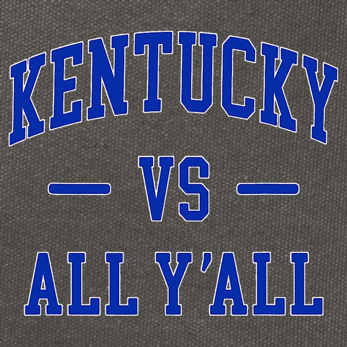 Kentucky Vs All YAll Kentucky Cotton Canvas Backpack