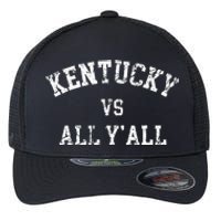 Kentucky Vs All YAll Throwback Design Weathered Flexfit Unipanel Trucker Cap