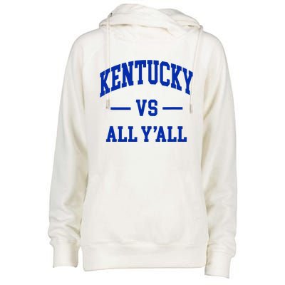 Kentucky Vs All YAll Womens Funnel Neck Pullover Hood