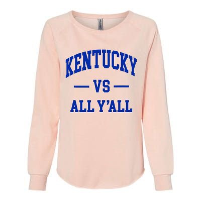 Kentucky Vs All YAll Womens California Wash Sweatshirt