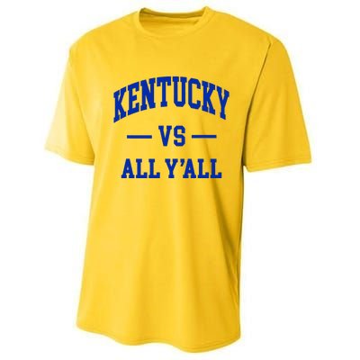 Kentucky Vs All YAll Performance Sprint T-Shirt