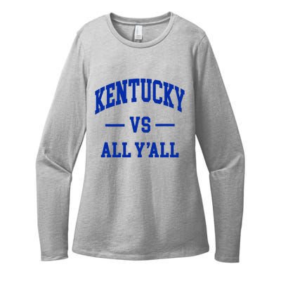 Kentucky Vs All YAll Womens CVC Long Sleeve Shirt