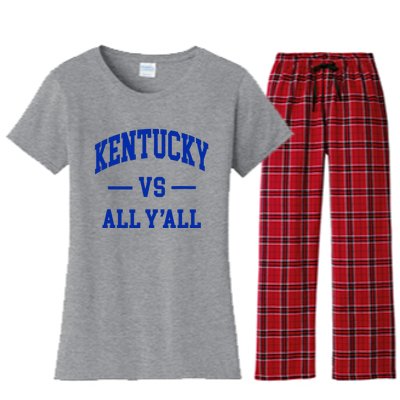 Kentucky Vs All YAll Women's Flannel Pajama Set