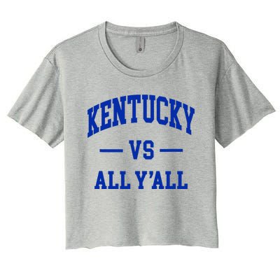 Kentucky Vs All YAll Women's Crop Top Tee