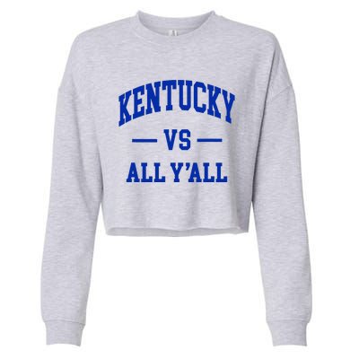 Kentucky Vs All YAll Cropped Pullover Crew