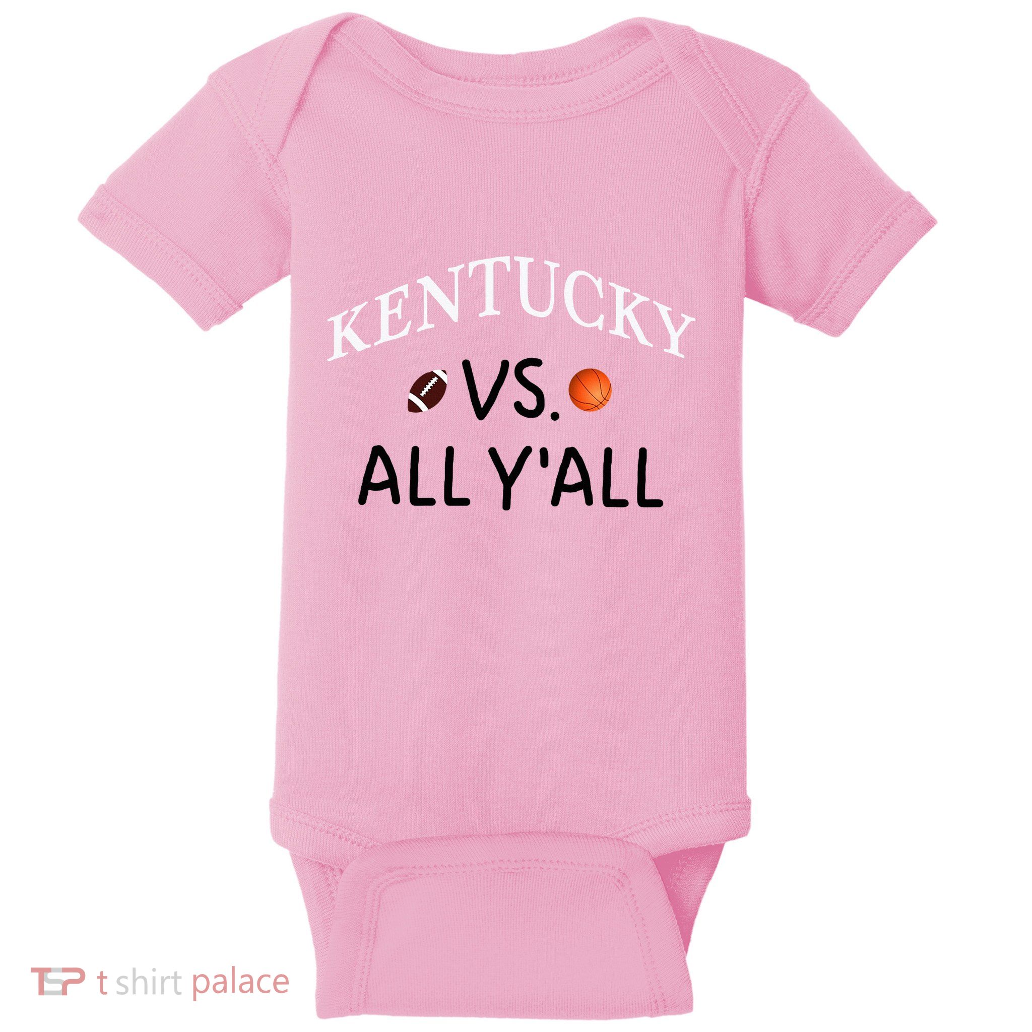 Kentucky Vs. All YAll Football Basketball Baby Bodysuit