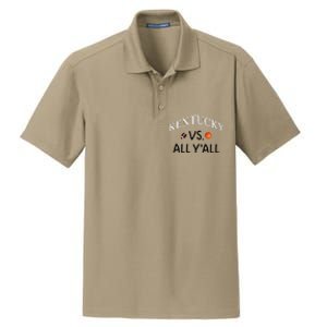 Kentucky Vs. All YAll Football Basketball Dry Zone Grid Polo