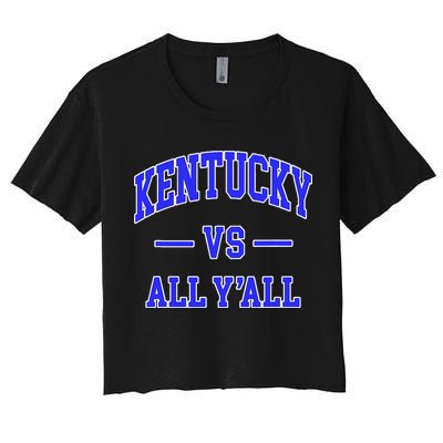 Kentucky Vs All Yall Throwback Crop Top