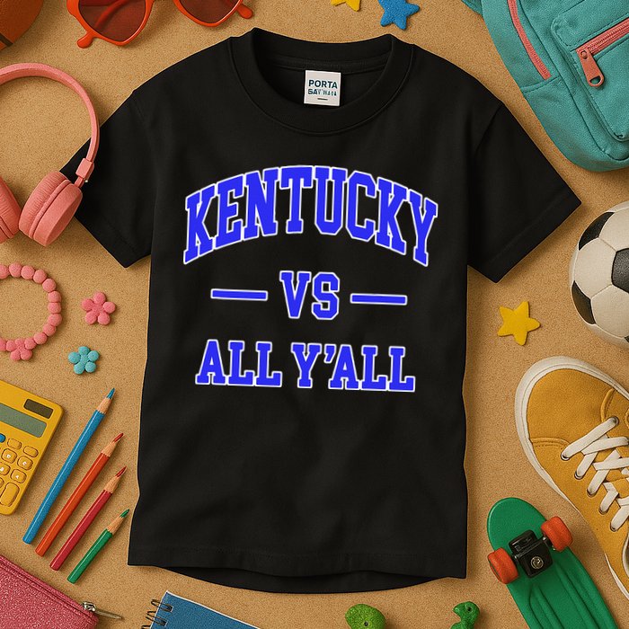 Kentucky Vs All Yall Throwback Kids T-Shirt