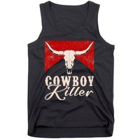 Killers Vintage Cowboy Western Rodeo Bull Skull Tank Top