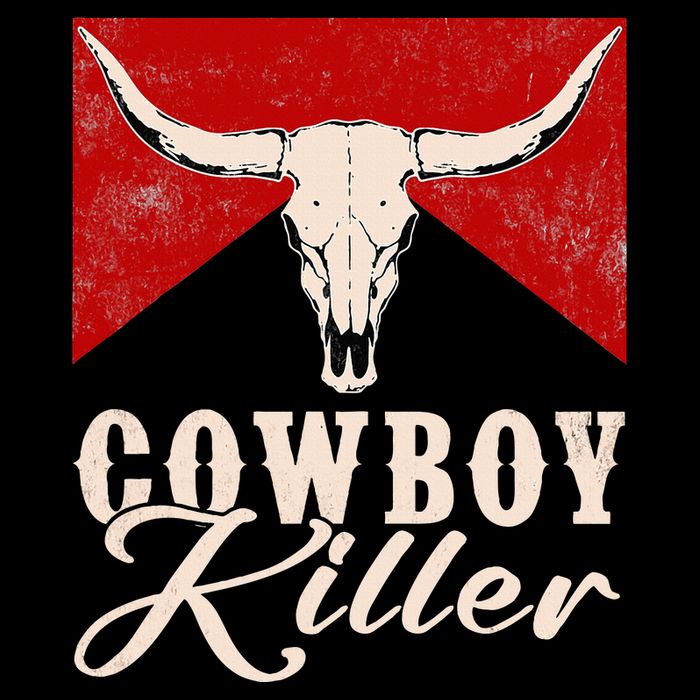 Killers Vintage Cowboy Western Rodeo Bull Skull Toddler T-Shirt